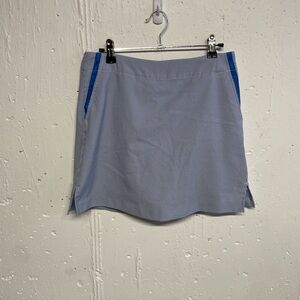 Lady Hagen Blue and White Mini Skirt